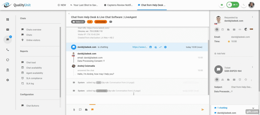 chat-live-tastare-agenți-LiveAgent