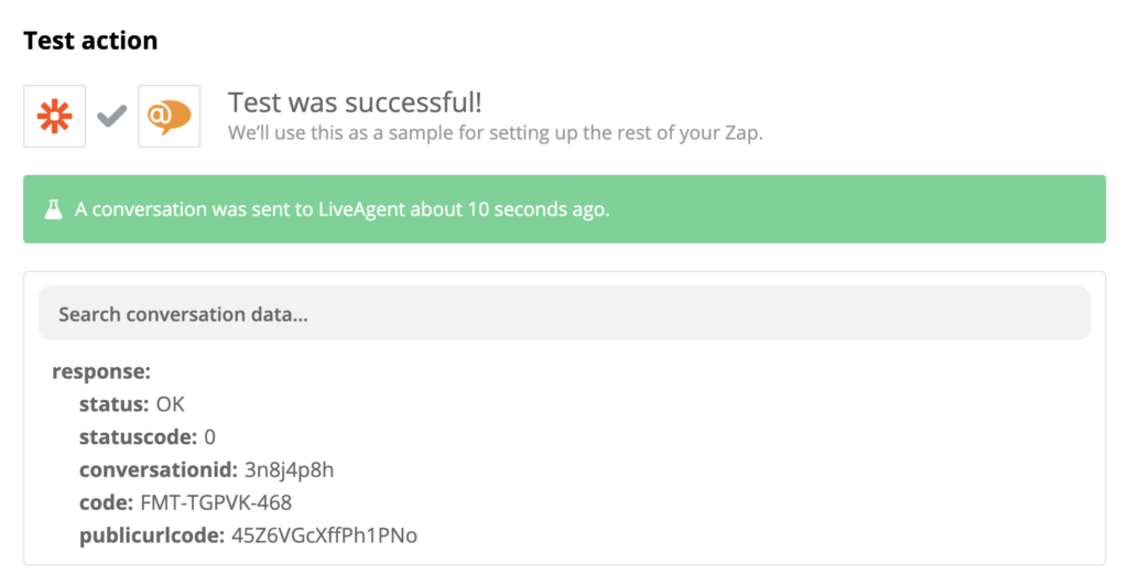 Test de integrare Facebook și LiveAgent