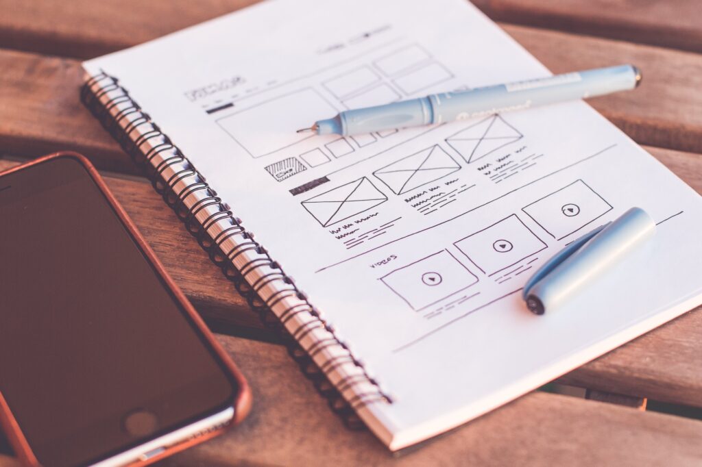 Caietul cu design-ul