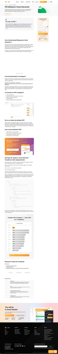 Prin intermediul Interactive Voice Response, clienții ajung la experții în măsură să-i ajute. Creați-vă propriile ramuri în cadrul IVR-ului și direcționați apelurile unde doriți.