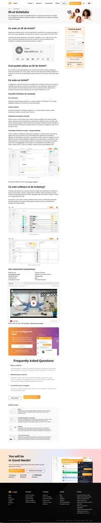 Un ID de tichet vă poate ajuta să comentați rapid sau să vedeți starea problemei clientului dvs. Un tichet este o cerere de serviciu de la un utilizator final.