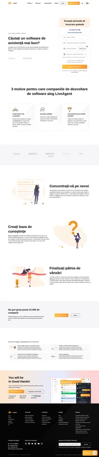 Vă întrebați ce face din LiveAgent o alegere bună pentru companiile de dezvoltare de software? Iată trei motive pentru care ne aleg.