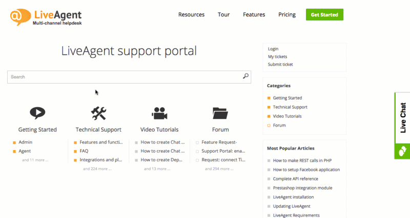 creare-bază-de-cunoștințe-liveagent