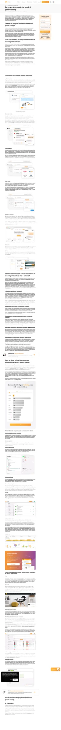 O selecție de programe informatice pentru servicii clienți a celor mai utilizate platforme de pe piață. Alegeți-o pe cea ideală și îmbunătățiți-vă exponențial serviciile pentru clienți.