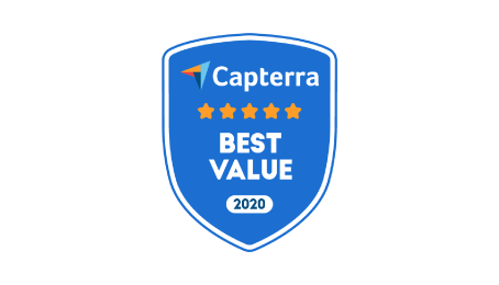 LiveAgent - Capterra best value softphone software 2020 badge