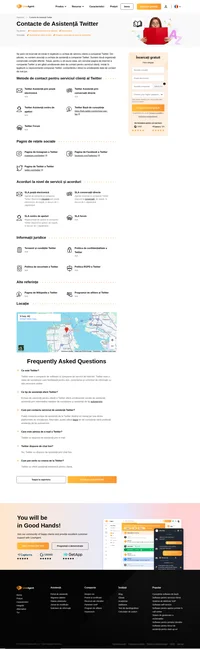 Cum să contactați serviciul clienți Twitter prin e-mail, asistență prin chat live, număr de telefon, asistență pe rețelele de socializare și asistență de tip autoservire.