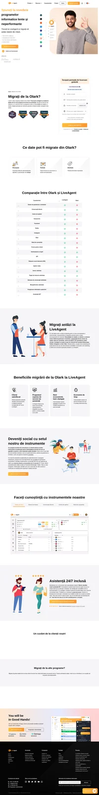 Doriți să migrați de la Olark la LiveAgent? Alăturați-vă companiilor precum Huawei, BMW, Yamaha și O2 și alegeți să oferiți asistență de talie mondială.