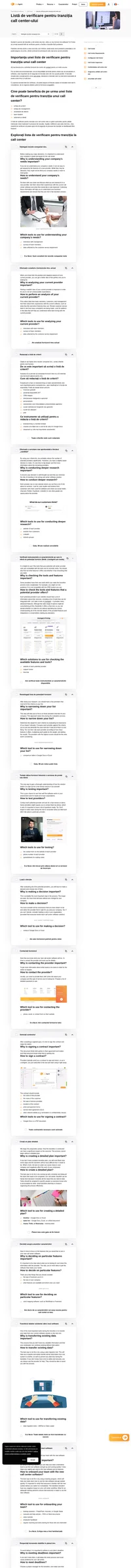 Doriți să vă schimbați furnizorul de software, dar nu știți de unde să începeți? Această listă de verificare finală pentru tranziția call center-ului vă va ajuta să treceți prin acest proces fără probleme.