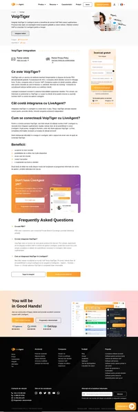 VoipTiger este un operator VoIP pentru birou, centre de apeluri, la domiciliu etc. Aflați mai multe despre integrarea VoipTiger în LiveAgent și beneficiile acesteia.