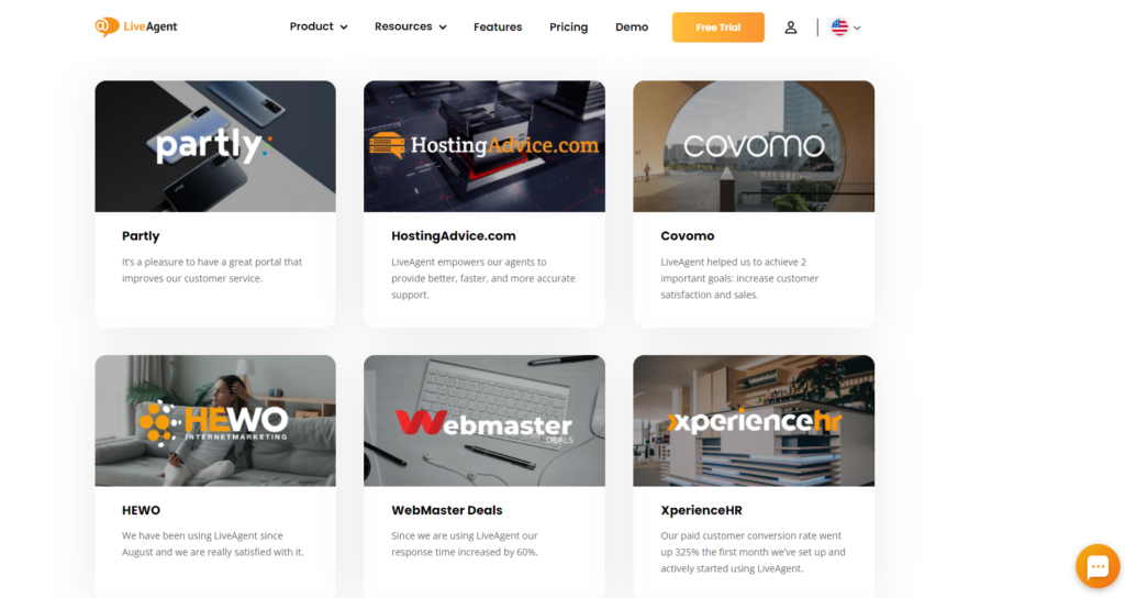 LiveAgent - mărturii