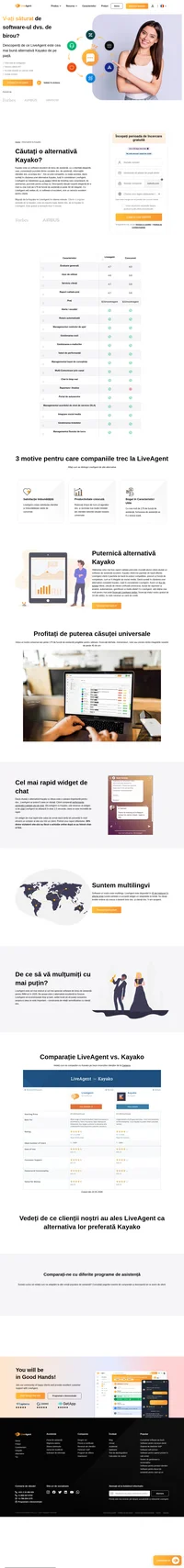 Dacă sunteți în căutarea unei alternative puternice Kayako, luați în considerare LiveAgent. Are cel mai rapid widget de chat de pe piață și are peste 179 de funcții utile pentru biroul de asistență