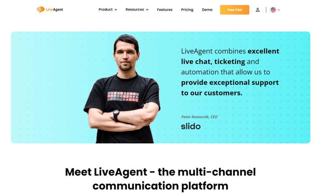 Recenzie a CEO-ului LiveAgent Slido