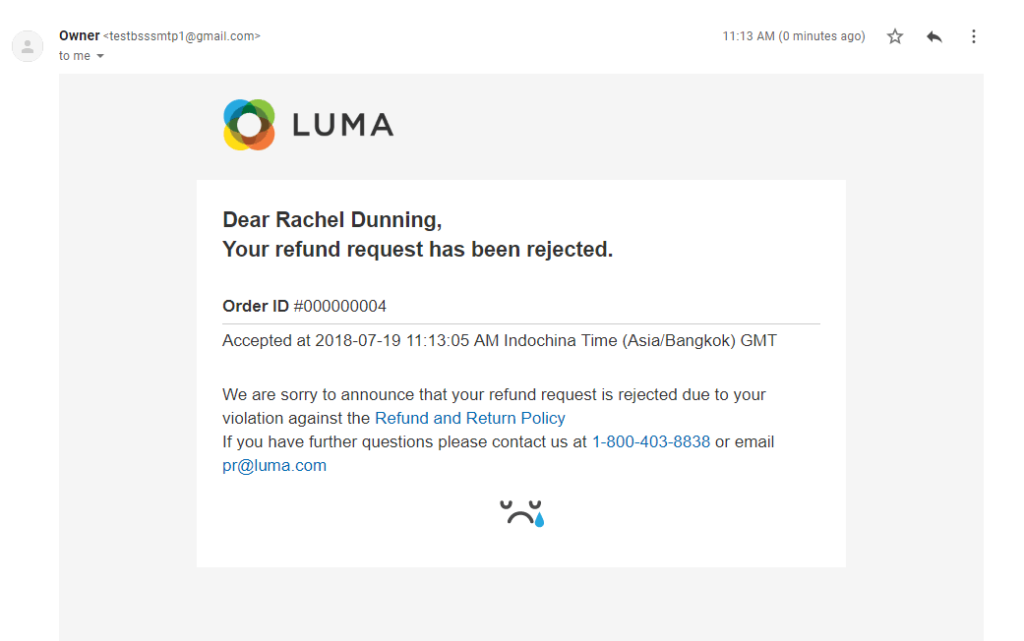 repingerea cererii de rambursare